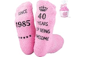 Belillpipi 50th 60th 30th 40th 70th 80th 18th Birthday Gifts for Women Men Birthday Socks for Girls Boys Ideas Gift Funny Socks for Women Men