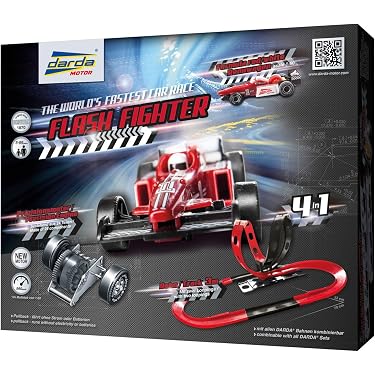 Circuit De Voitures Flexible 4 Mètres - Piste Enroulable Avec Ventouses - Made In Europe - Jeu Enfant