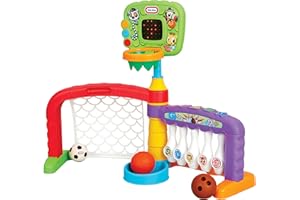 Little Tikes Little Tikes 3-in-1 Sports Zone for Children - Basketball, Soccer & Bowling - Hours of Active Play - Promotes Balance & Coordination, For 9 Months to 3 Years