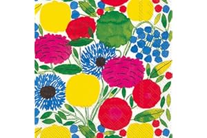 BOSTON INTERNATIONAL Ideal Home Range 20-Count 3-Ply Paper Lunch Napkins, Pink Sitruunapuu