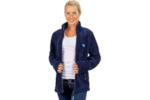 Reichstadt Damen Fleecejacke mit langen Ärmeln - Kuscheliger Komfort trifft Stil