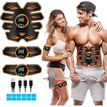 Cintura EMS Per Stimolazione Muscolare Addominale - Allenatore Elettrico Per Abs