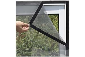 GZGLZDQ Filet de Protection pour Chat, Moustiquaire Autocollant pour Fenêtres, Maille Ajustable pour Insectes, Maille Transparente pour Chat, Moustiquaire, Moustiquaire