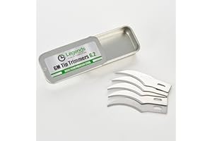 LEGENDS CUE SPORTS Legends Cue Tip Shaper Trimmer l 5 Pieces G2 Snooker Tip Shaper l Snooker Cue Tip Shaper Trimmer Suitable for Wide Range of Playing Styles | Cue Tips Shaper 5 Per Tin