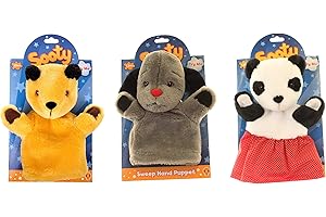 GOLDEN BEAR The Sooty Show Hand Puppet Collection: Sooty, Sweep and Soo (3 Pieces)