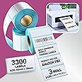 3300 Direct Thermal Labels for Amazon FBA UPC Barcode Self-Adhesive Address Shipping Thermal Sticky Labels Compatible with Rollo, Phomemo, Munbyn, Zebra Thermal Label Printer 1100/Roll (60mm x 30mm)