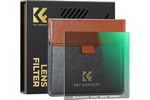 K&F CONCEPT Rechteckfilter ND8 (3 Blendenstufe) 100x100mm Graufilter mit Fester Dichte(Nano-Xcel Serie)