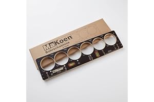 MaKoen Bohrschablone 6-Fach mit 2 Libellen einstellbar Steckdosen Trockenbau Schablone mit Libelle