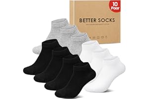 IceReco 10 Pares Calcetines Cortos Hombre Deporte Mujer Verano Algodon Calcetines Tobilleros Deportivos Bajos