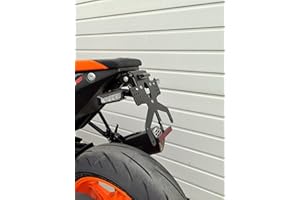 GROFATEC Portatarga corto per KTM 990 Duke REVO portatarga Duke R EVO conversione posteriore SDR -> si adatta perfettamente alle targhe italiane Tail Tidy superduke 990duke MiniBeast coda corta
