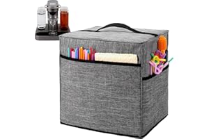 COVERQUE Cocktail Cover for Bartesian Cocktail Machine, Multi Pocket for Bartesian Cocktail Capsules, Straw Accessories, Gray