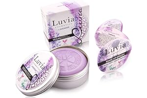 LUVIA COSMETICS Luvia pędzel do czyszczenia kosmetyków – mydło w kolorze bzu – do czyszczenia pędzli kosmetycznych – mydło blender kosmetyczne – 100 g XXL pędzel do makijażu