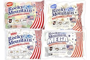 Rocky Mountain Marshmallows Classic 300 g, mini 150 g, Mega 340 g, mieszanka owoców do wypróbowania