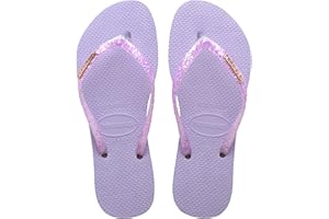 Havaianas Slim Glitter Flourish, Chanclas Mujer