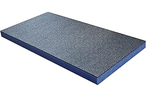 Shadow Foam Hoja mediana – 1000 mm x 500 mm | Cortar y despegar espuma para organización de cajas de herramientas, cajas de vuelo, bricolaje y sistemas de almacenamiento de herramientas (50 mm, azul)