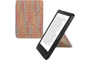 kwmobile Konstläderfodral för eReader kompatibel med Kobo Clara BW/Clara Colour/Tolino Shine (5) / Shine Color - Fodral med v
