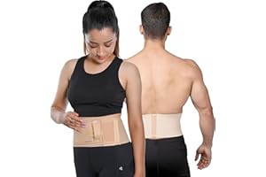Wonder Care – Nabelbruch-Stützgürtel, Bauchbandage für Bauchnabelbruch oder Nabelbruch, Schmerzlinderung bei Hernie, Beige 4XL