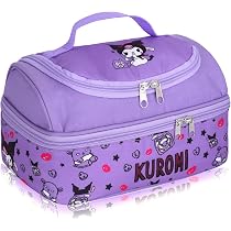 Bento Box Cartoon Cannelle Tout-en-Un Avec Couverts - 750ml Kawaii 4 Points Lock Lunch Box