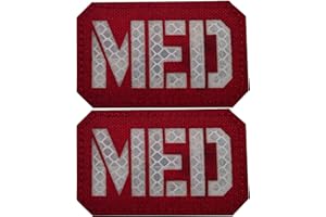 ODSS Remiendo de infrarrojos IR MED Medic Médico EMS Paramédico EMT Parche con gancho y cierre de bucle, paquete de 2 piezas