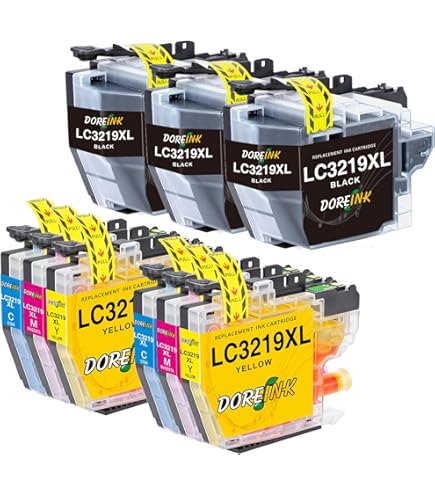 Vhbw Cartucho De Tinta Paquete De 4 Refill Leer Multicolor Compatible Con Brother DCP-J715W, DCP-J715, MFC-250 Impresora, CISS (Compatible