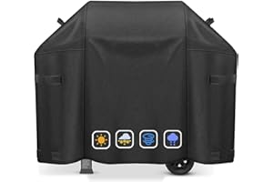 VNIERXFUL Cubierta de parrilla para Weber Spirit II serie 300 y Spirit 200, cubierta resistente para barbacoa Weber Spirit Series en comparación con 7139, 52 pulgadas, impermeable, resistente a la intemperie, a