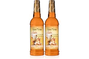 JORDAN'S SKINNY MIXES Jordan's Skinny Syrups Sugar Free Salted Caramel Coffee Syrup, Healthy Flavors with 0 Calories, 0 Sugar, 0 Carbs, 1 kg