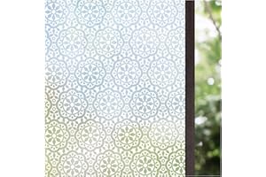 Pellicola LifeTree riposizionabile Pellicola oscurante riposizionabile e solare non adesivo Pellicola Decollo Take-Off per casa o ufficio - Motivi floreali (60x200 cm)