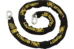 BURG-WÄCHTER Burg-Wachter GKM 12/200 12mm Sold Secure Diamond & Gold Chain, Black, 2M