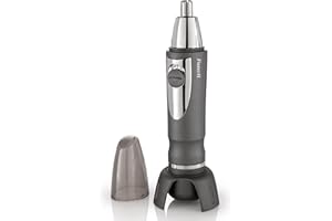 ‎FANCII Fancii Nasenhaartrimmer Professioneller Nasen & Ohren Haartrimmer Akku mit LED Licht, Wasserbeständig, Klingen aus Edelstahl, Nasenhaarschneider Nasenhaarentferner für Männer und Frauen