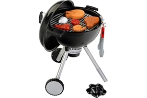 Theo Klein 9466 Barbecue a Sfera Weber One Touch Premium, Barbecue per Bambini con Luce, Suono e numerosi Accessori, Anti-UV, Giocattolo per Bambini a Partire dai 3 Anni di età