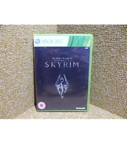 Jeu The Elder Scrolls V: Skyrim - Version Xbox 360 - Bon état - PEGI 18