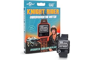 Doctor Collector Supercar Knight Rider Communicator Watch, offizielle Replik von Michaels Comlink, digitale Sammleruhr mit Knight Industries Logo