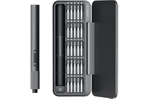 HOTO Destornillador Eléctrico Mini 25 en 1, Kit 3.7V Precisión, Recargable USB-C, Herramienta Magnética Compacta para Teléfono, Portátil, Cámara, Bricolaje y Reparación Electrónica