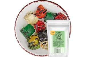 ‎SALIAMO Saliamo | 200g Lakritz Bonbon, Cachou Bonbons mit Anisöl und Lakritzstreuseln, Retro Süßigkeit - Bonbons wie früher - Jahrmarkt Bonbons - Deutsche Manufaktur