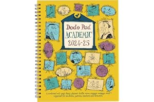 The Dodo Pad Academic 2024-2025 Mid Year Desk Diary, Academic Year, Week to View: A mid-year diary-doodle-memo-engagement-calendar-organiser-planner for students, parents, teachers & scholars