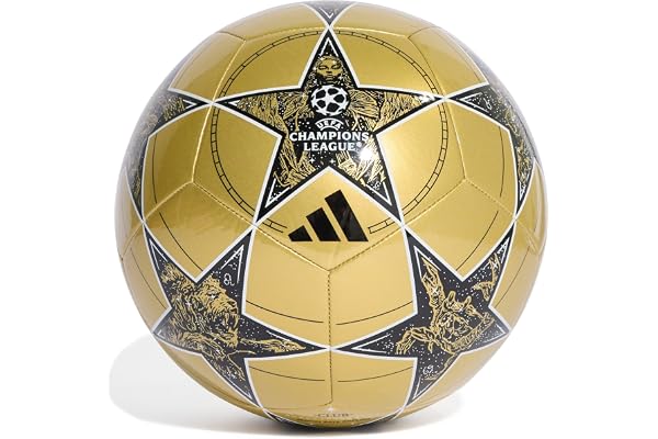 adidas UEFA Champions League Club JP1536 Ballon de Football Unisexe Doré 5 EU