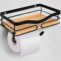 Porta Carta Igienica A Parete, Senza Fori, Porta Rotolo Di Carta Igienica In Acciaio Inox, Oro, 33,5 Cm | Leroy Merlin