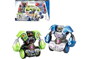 YCOO Robo Kombat Tornado Battle Pack, Paquete de Dos Robots Luchadores con Luces y Efectos de Sonido de puñetazos, Robots de Combate para niños y niñas Mayores de 5 años, Bizak (62006883)