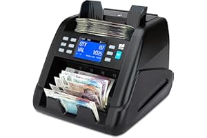 ZZap Banknote Counter & Counterfeit Detector - Money Cash Currency Machine (NC55)