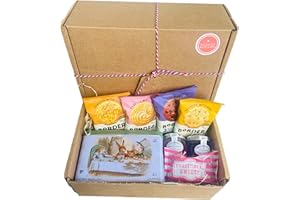 THE LITTLE GIFT BOX CO. LONDON Afternoon Tea Gift Hamper with biscuits and Alice In Wonderland Collectable Tin, Jam And Marmalade And Border Biscuit Selection. Gift Ready.