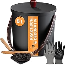 Emmer - 5 Liter - Zwart - Met Tekst: Als Ze Me Missen Dan Ben Ik Vissen Cadeau Geschenk Gift Kado Surprise