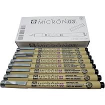 Sakura Pigma Micron: Tinta Permanente Y Punta Plástica | Cuotas sin interés