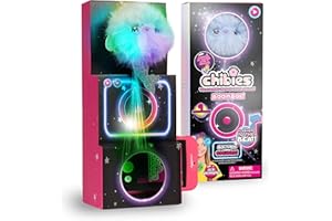WOW! PODS CHIBIES Boom Box – Moonlight | Simpatici animali da festa soffici che lampeggiano al ritmo della musica | Personaggi interattivi di peluche animali