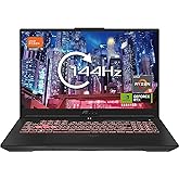 ASUS TUF Gaming FX707VI 17.3" Full HD 144Hz Gaming Laptop (Intel i7-13620H, NVIDIA GeForce RTX 4070 (140W TGP), 16GB RAM, 1TB