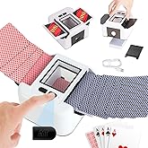Mélangeur de Cartes Automatique Électronique 1-2 Jeux, 2000mAh USB Rechargeable mélangeur de carte pour UNO Poker Skyjo Black