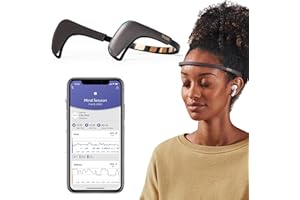 MUSE 2: The Brain Sensing Headband - EEG MUSE Headband Meditation Tracker and Monitor - Multi Sensor Biofeedback Devices for Home Use with Responsive Sound Feedback Guidance - Neurofeedback Devices