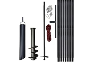 PWSAM Broca para pozos (10 m, 145 mm, con punta de 90 mm)