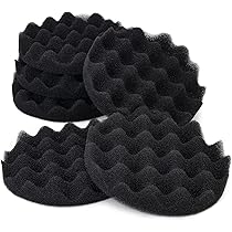 LTWHOME Filterschwämme Für Fluval FX5 – 6 Stück, 165 X 18 Mm, Biologische Filterung Für Süß-/Meerwasser