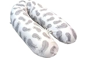 EMI&SAM Coussin d'allaitement, 170 cm, rembourrage FillBall EPS