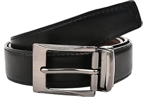 CREATURE Reversible Pu-Leather Formal Belt For Men(Color-Black/Brown||BL-01|| 46 inches length|| Waist upto -40 inches)